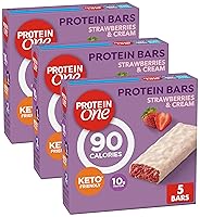 Vista 5 de Protein One Barras de proteína de 90 calorías, chispas de chocolate, aptas para Keto, 5 unidades, 4.8 onzas (paquete de 12)