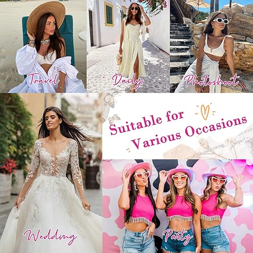 Miniatura 5 de REECHO HE006 - Extensiones de cabello invisible con trama de encaje más delgada y suave, extensión secreta de 24 pulgadas para mujer, 24 pulgadas