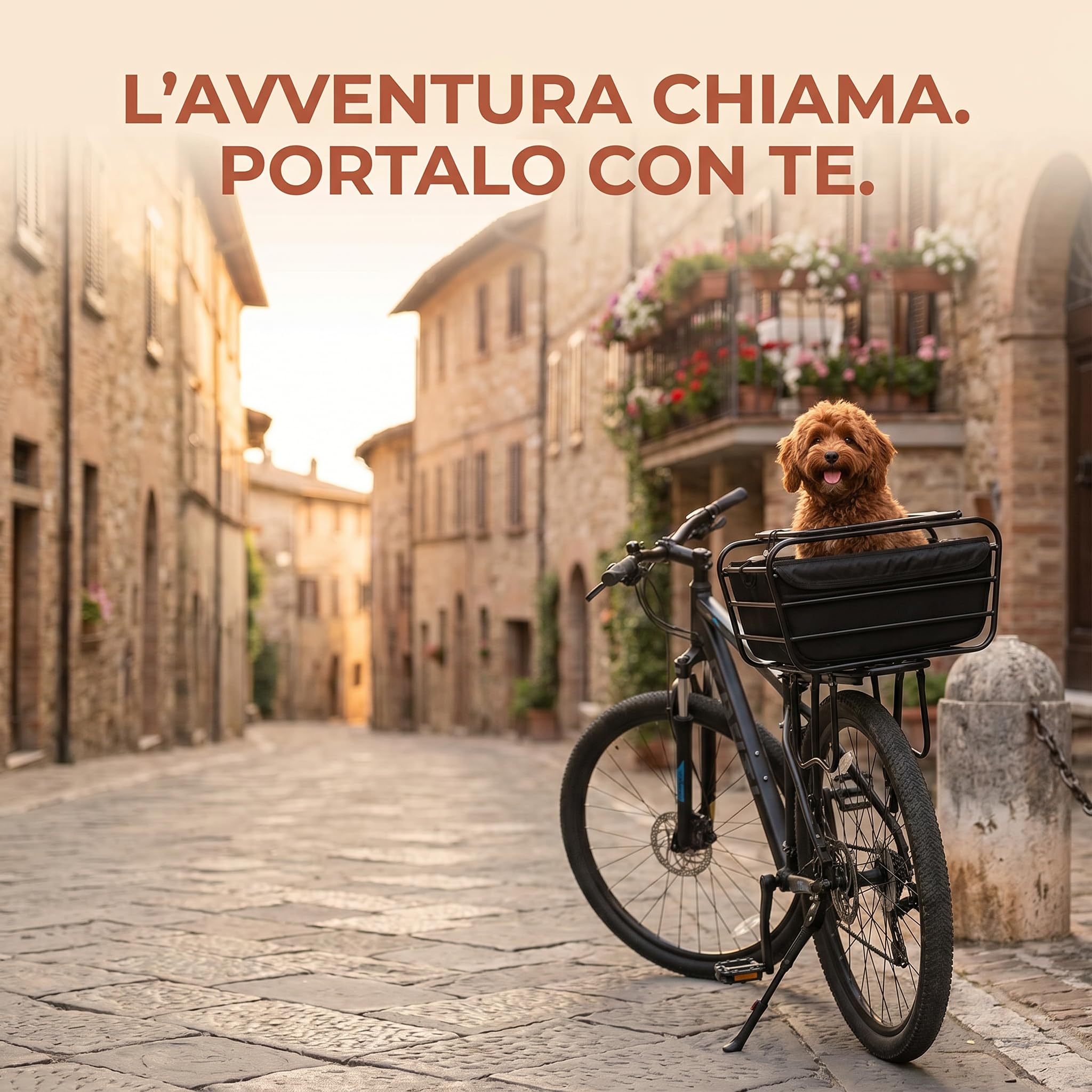 Panier pour Chien de Vélo Universel Panier de Transport pour Animaux de Compagnie Robuste et Stable pour Déplacements Quotidiens, Faire Les Courses