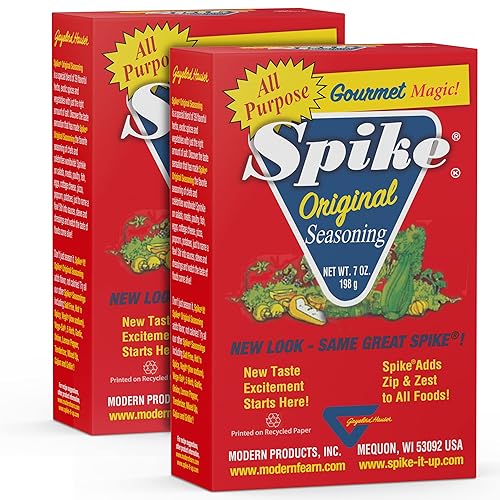 Spike Mezcla de condimentos multiusos original, hierbas, verduras y especias, paquete de 2  Condimentos y especias sin MSG, 7 oz Ea disponible en Yaxa Costa Rica