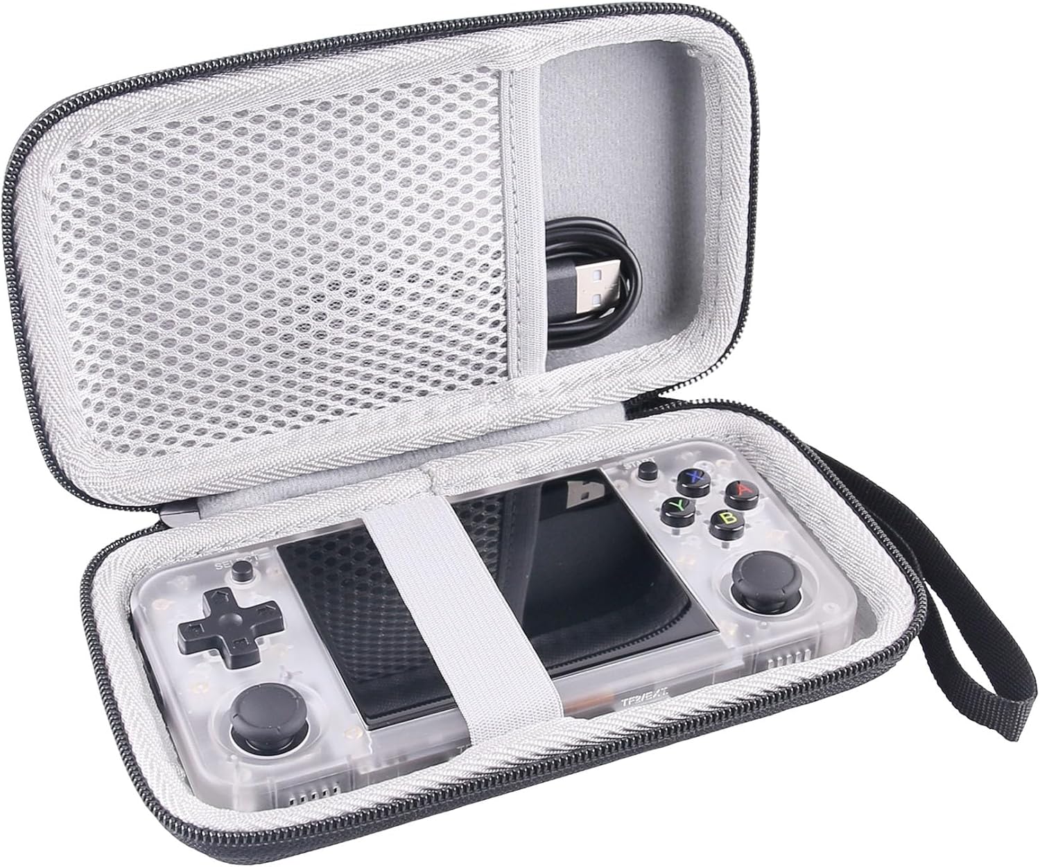 WERJIA Hard Carrying Case Compatible with RG35XX H /RG280M Handheld Game Console (Black) - Image 2