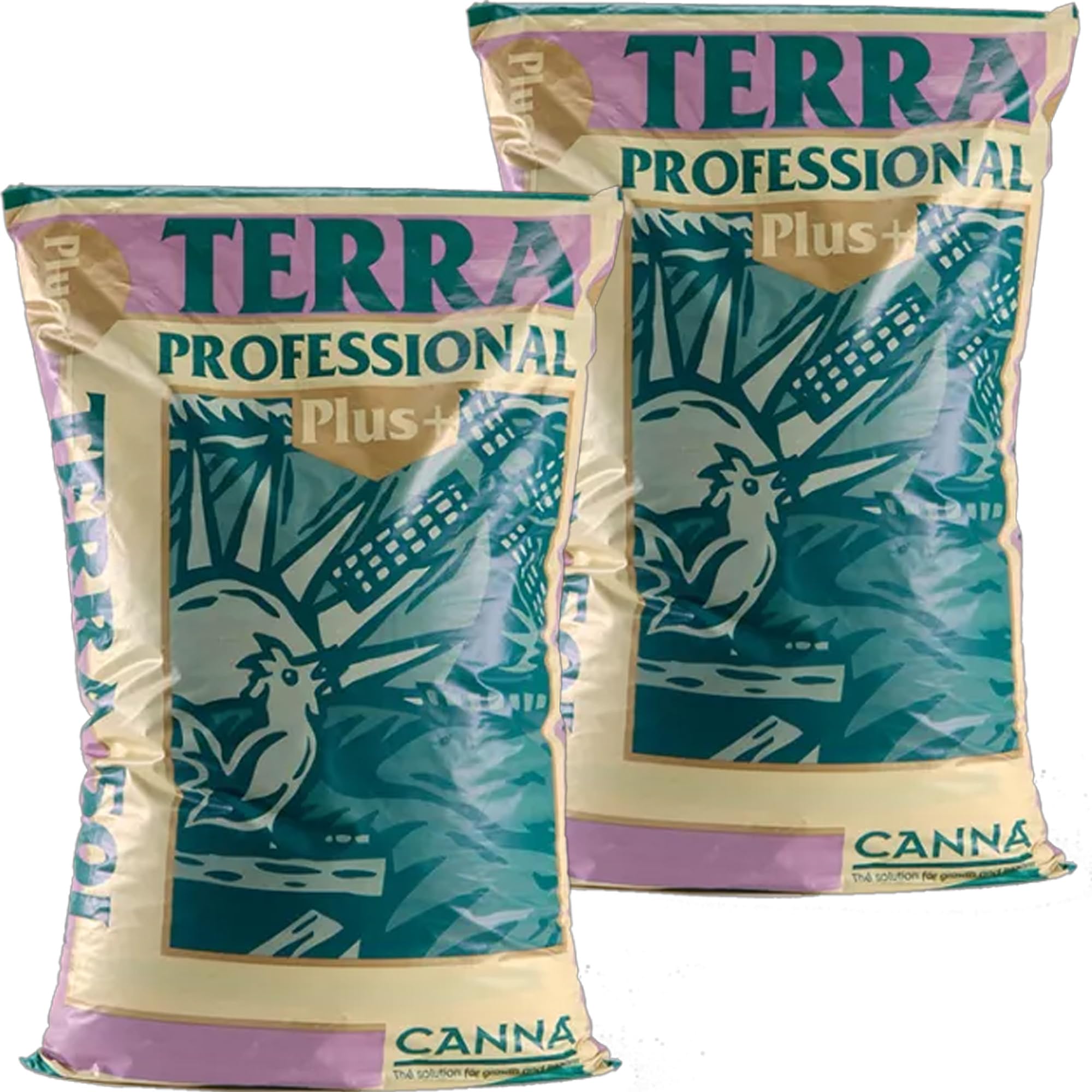 Canna Terra Professional Plus 50L doppelt, 2x50L Säcke gesamt 100L – Hochwertige Pflanzerde für optimale Pflanzenentwicklung – Ideal für Indoor- und Outdoor-Gärtner