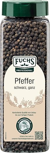Fuchs Pfeffer schwarz ganz (1 x 500 g) | 500 g (1er Pack)