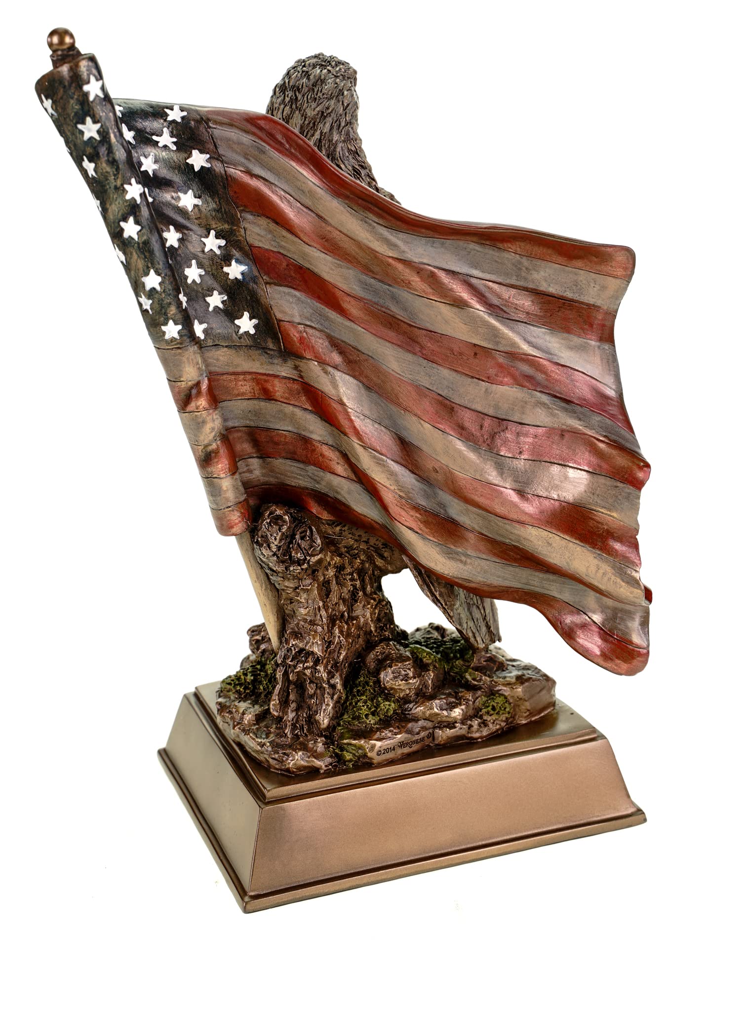 Veronese Bielik z flagą USA orzeł Statua Wolności Statua Wolności Figurka Rzeźba