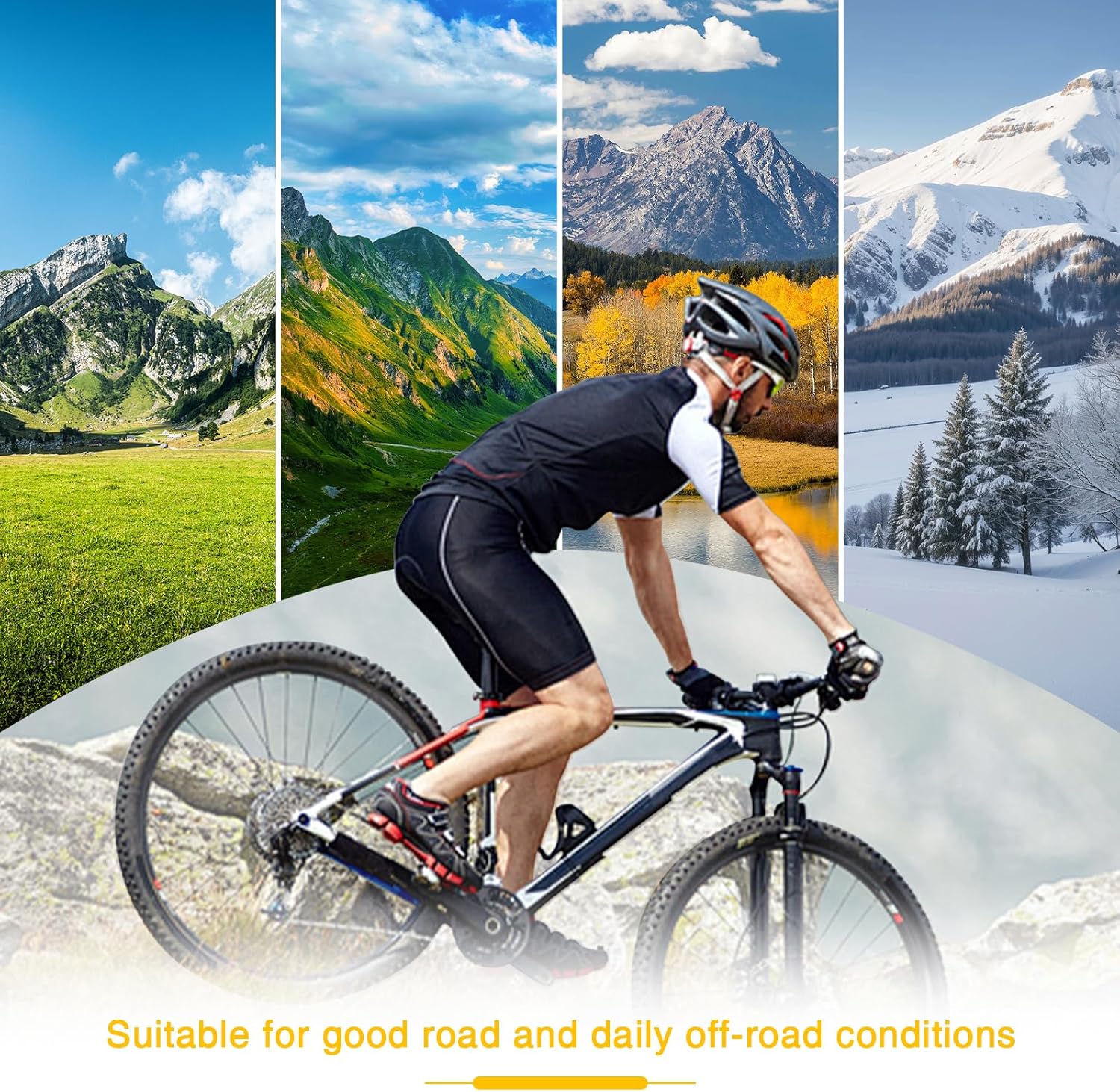 2 Pack Mountain Bike Tire 20" 22" 24" 26" 27.5" 29" Strong Grip Compatible Replacement Bicycle Tire for MTB Mountain Bicycle