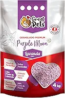 Great Pets Areia Higiênica Premium Purple Moon 4kg Lavanda