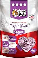 Great Pets Areia Higiênica Premium Purple Moon 4kg Lavanda