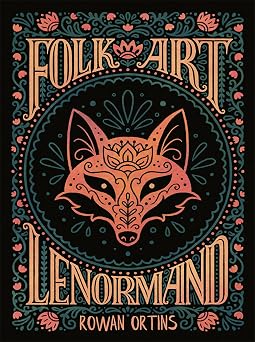 Folk Art Lenormand Colorful 39-Card Divination Deck with 3 Extra Cards, 96-Page Illustrated Guidebook, Instructions for Learning to Read with Lenormand Cards