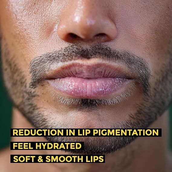 Belitaas LipBalm with SPF 60 PA+++ | Brightening Lip Balm for Dark Lips with Kojic Acid & Hyaluronic Acid| For Dark, Pigmented, Dry, Flaky Lip | Glossy Buttery Soft Pink Lips | For Women & Men 15gm