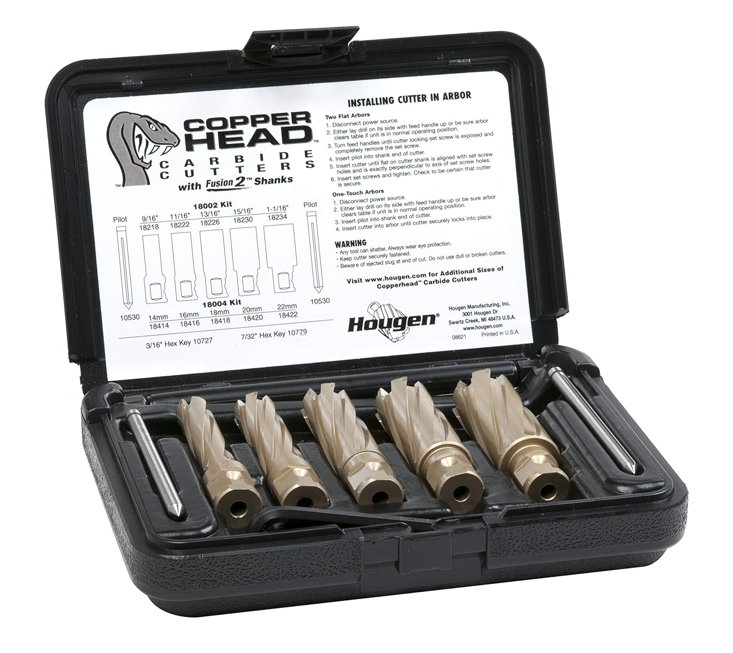 Power Drill Bits NEW HOUGEN HOU18232 1" X 2" Copperhead Carbide Tip