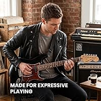 Vista 127 de Fender Squier Affinity Stratocaster - Paquete azul Lake Placid con amplificador Frontman 10G, estuche, afinador, cable de instrumento, correa, púas