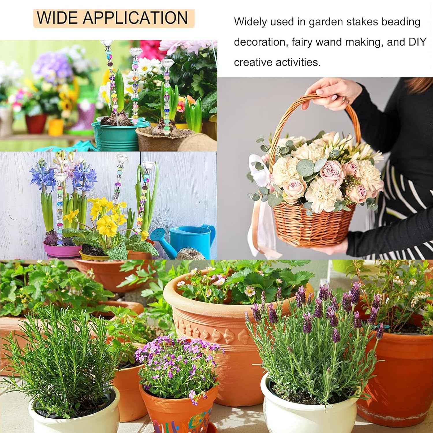 TOP-VIGOR 5Pcs M6-1.0 x 40mm Length Fully Threaded Rod, 304 Stainless Steel Right Hand Threaded Rods, Fully Studding Rod Bar for Anchor Bolts, Clamps, Hangers and U-Bolts