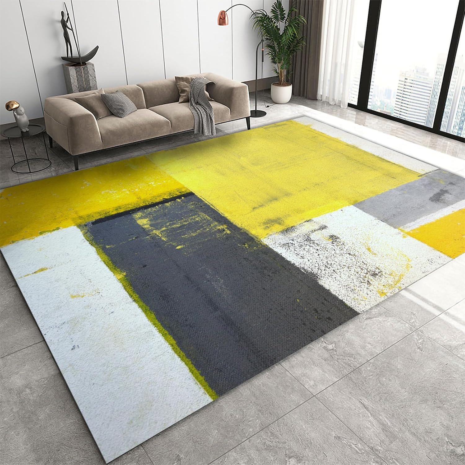 Tapis de chambre fille antidérapant et doux pour un coin lecture cocooning
