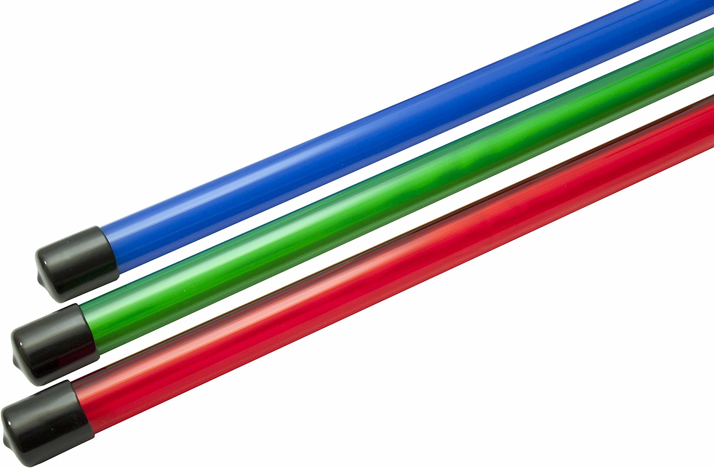 Set of 3 Lightpainting Hollow Methacrylate Tubes
