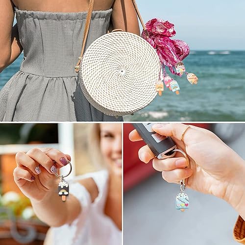 Miniatura 6 de LiQunSweet 35 dijes de resina de 7 colores para hacer joyas y manualidades de bricolaje