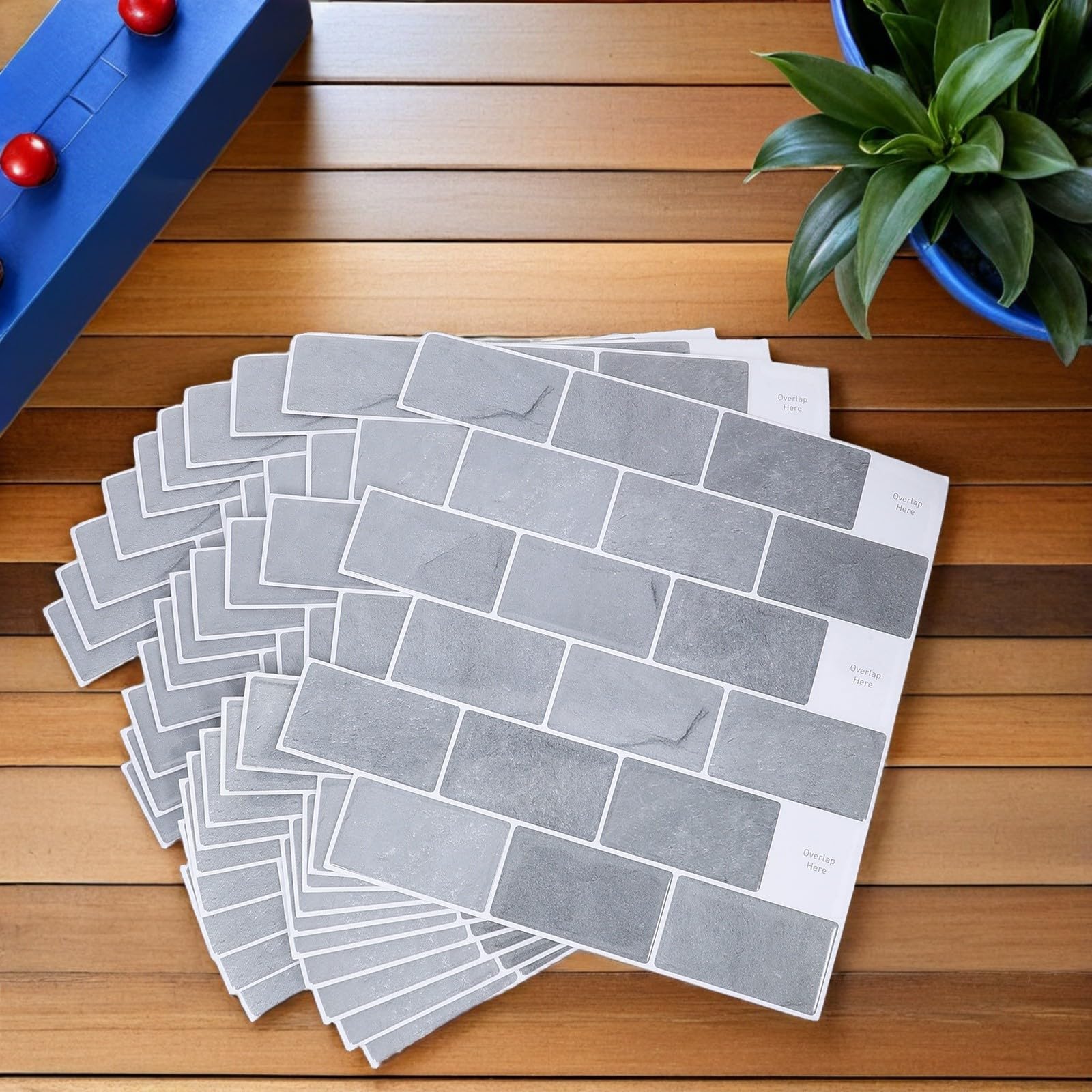 10 Pezzi Carta da Parati Effetto Mattoni 3d Autoadesiva per Cucina