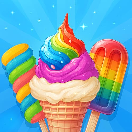 Rainbow Popsicle Stack Run: Ice Cream Rush