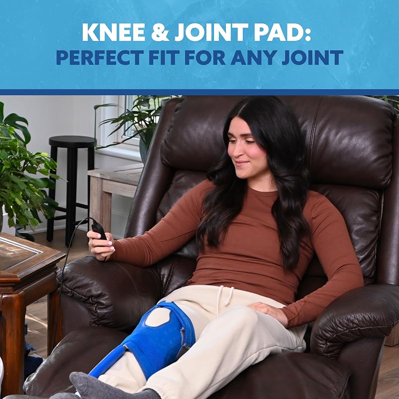 Polar Active Ice 3.0 | 9 QT Cold Therapy Ice Machine | Programmable Timer | Knee & Joint Pad | Cryotherapy Pain Relief System | Ace Bandage Style Compression image 3