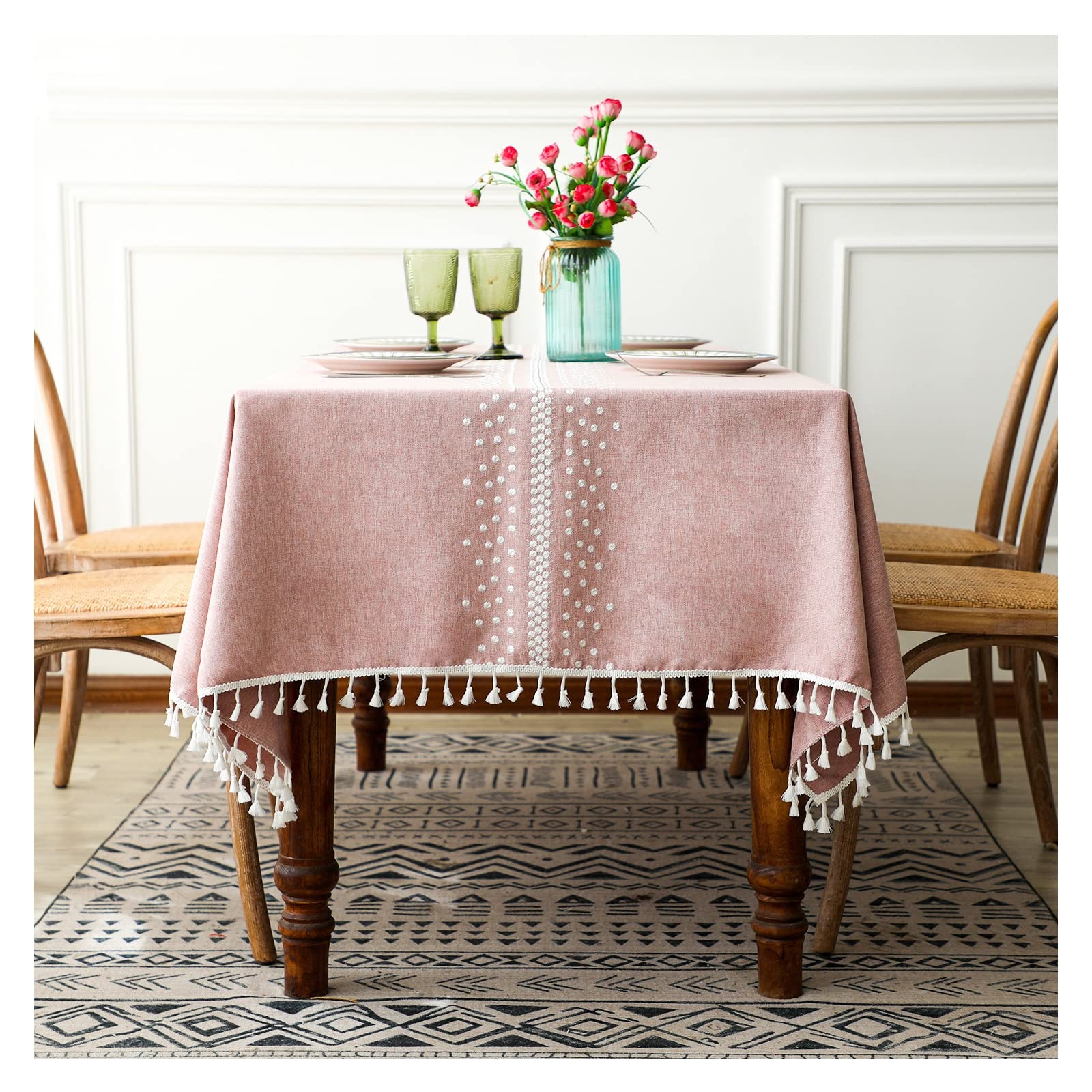 Nappe imperméable anti-tache pour protéger la table de cuisine 140x200cm