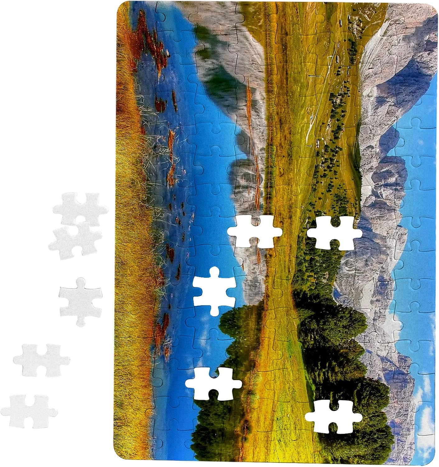 KEILEOHO 30 Sets 8 x 11 inches DIY Heat Press Sublimation Puzzle Blanks, Make Your Own Puzzles