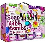 Dan&Darci Soap & Bath Bomb Making Kit for Kids, 3-in-1 Spa Science Kits, Christmas Craft Gifts for Girls & Boys Age 6-12 Year Old Girl Crafts: DIY Experiment Toys, Gift for Kid Ages