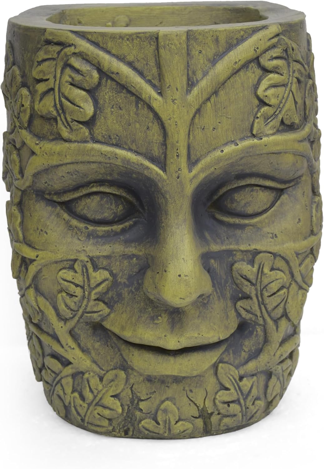 Garden Urn Planter,Lightweight Concrete,No Assembly,Charismatic Aesthetics,Backyard or Patio Decor