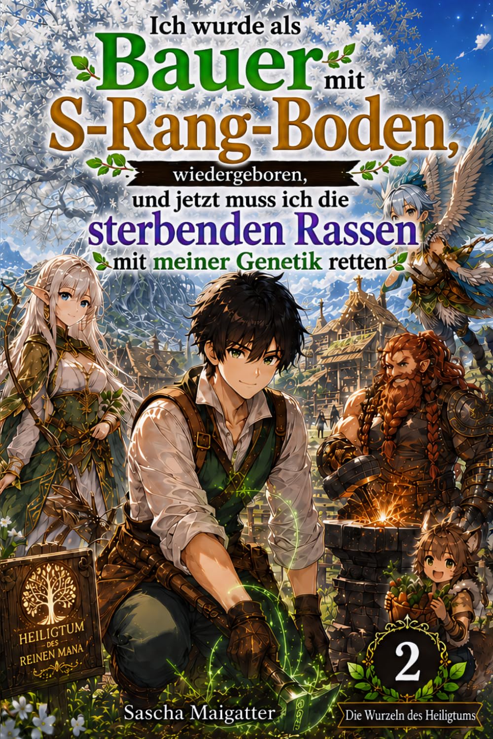 Ich wurde als Bauer mit S-Rang-Boden wiedergeboren, und jetzt muss ich die sterbenden Rassen mit meiner Genetik retten: Volume 2: Die Wurzeln des Heiligtums