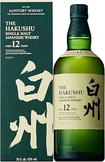 Hakushu 12 Jahre Single Malt Japanese Whisky â Frisch, KrĂ€uteraromen und Sanfter Rauch â Aus den WĂ€ldern Japans â 43 Prozent Vol. â 0,7L