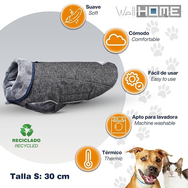Foto 2 de 3 de Abrigo para Mascotas 30cm Hearts&Homies Negro