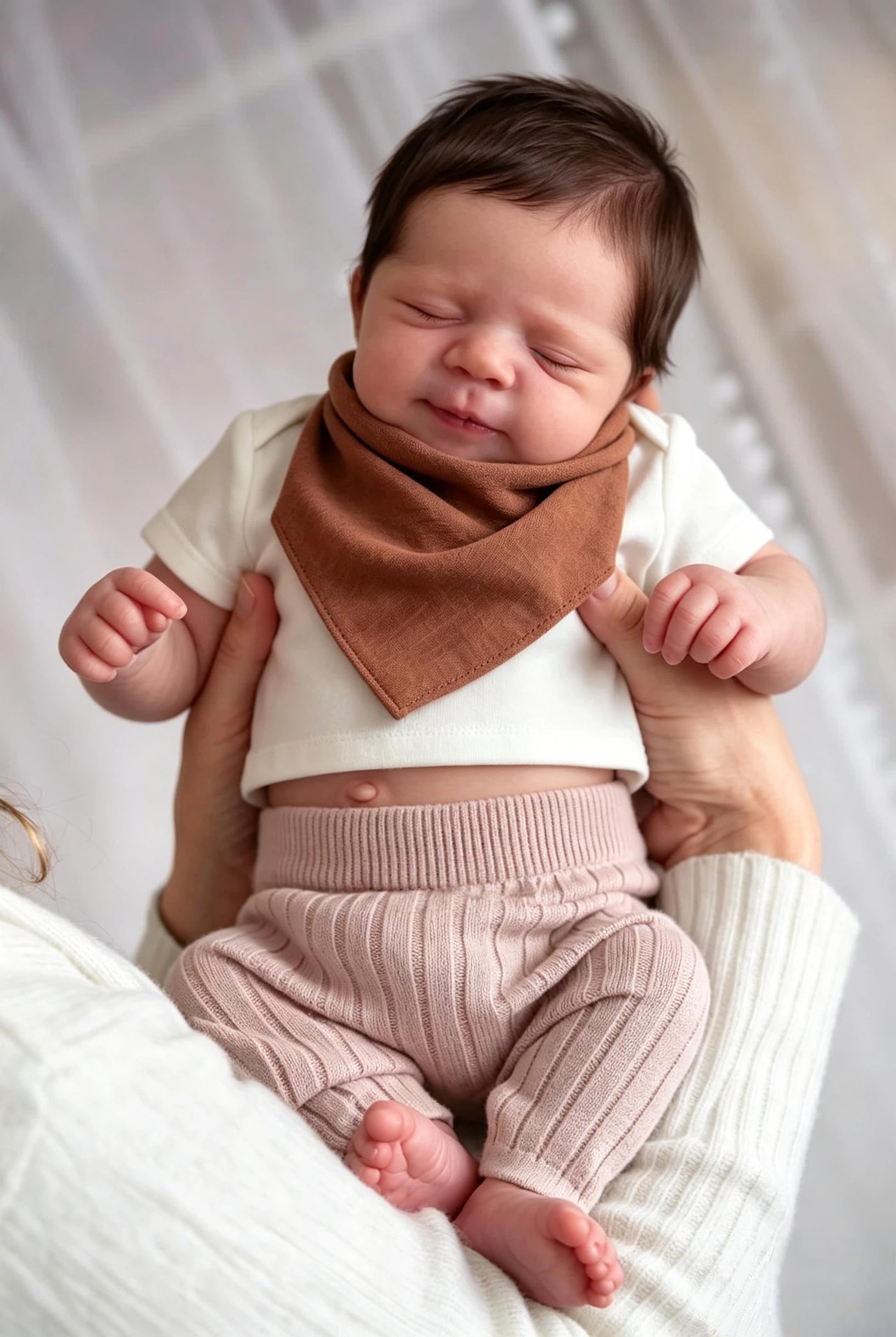 Zero pam Reborn Baby Puppen Lebensecht Mädchen-48CM Reborn Puppe Mit Haaren, Babypuppen Wie Echt, Babypuppen Wie Echt, Lebensechte Babypuppen mit Zubehör, Reborn Puppen Lebensechte, Puppe für Mädchen