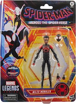 Marvel Legends Series Miles Morales, Spider-Man: Into the Spider-Verse Collectible 6 Inch Action Figure