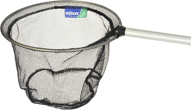 HOZELOCK - Fishing Net Size S : Small-surface Landing Net, Ideal for Removing Fish from your Pond, Cleaning and Removing Unwanted Debris/leaves [1732 0000]