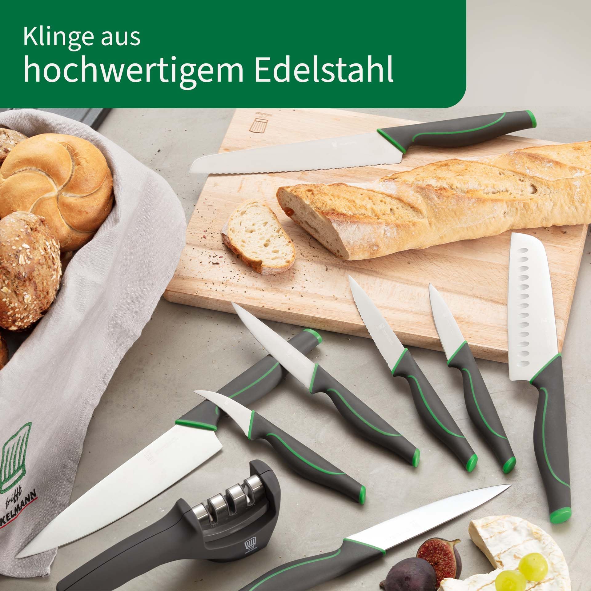 FACKELMANN CHEFKOCH Schälmesser Premium – Zum Schälen von Obst & Gemüse – Kleines Messer mit scharfer Klinge – Präzision & Komfort in einem eleganten Design