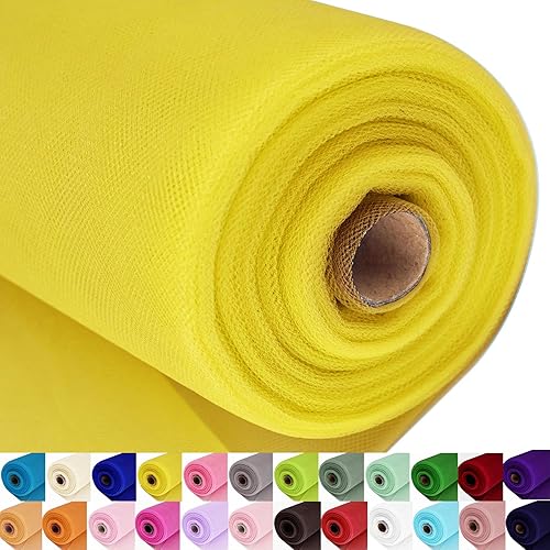 Miniatura 209 de Rollos de tela de tul azul de 54 pulgadas por 20 yardas, perno de carrete de tutú para decoración de bodas, falda tutú de baby shower, envoltura