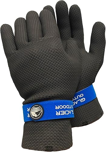 Glacier Glove Kenai - Guantes 100% impermeables para clima frío para hombres y mujeres, ideales para pesca en hielo y mosca, al aire libre, kayak,