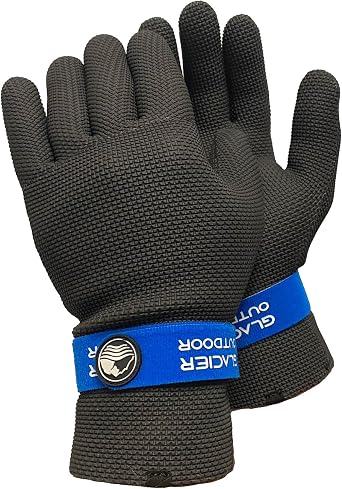 Glacier Glove Unisex Kenai Waterproof Full Finger Gloves | Ideal for Ice and Fly Angling, Outdoors, Kayaking, Surfing, Paddling, Boating Handwear