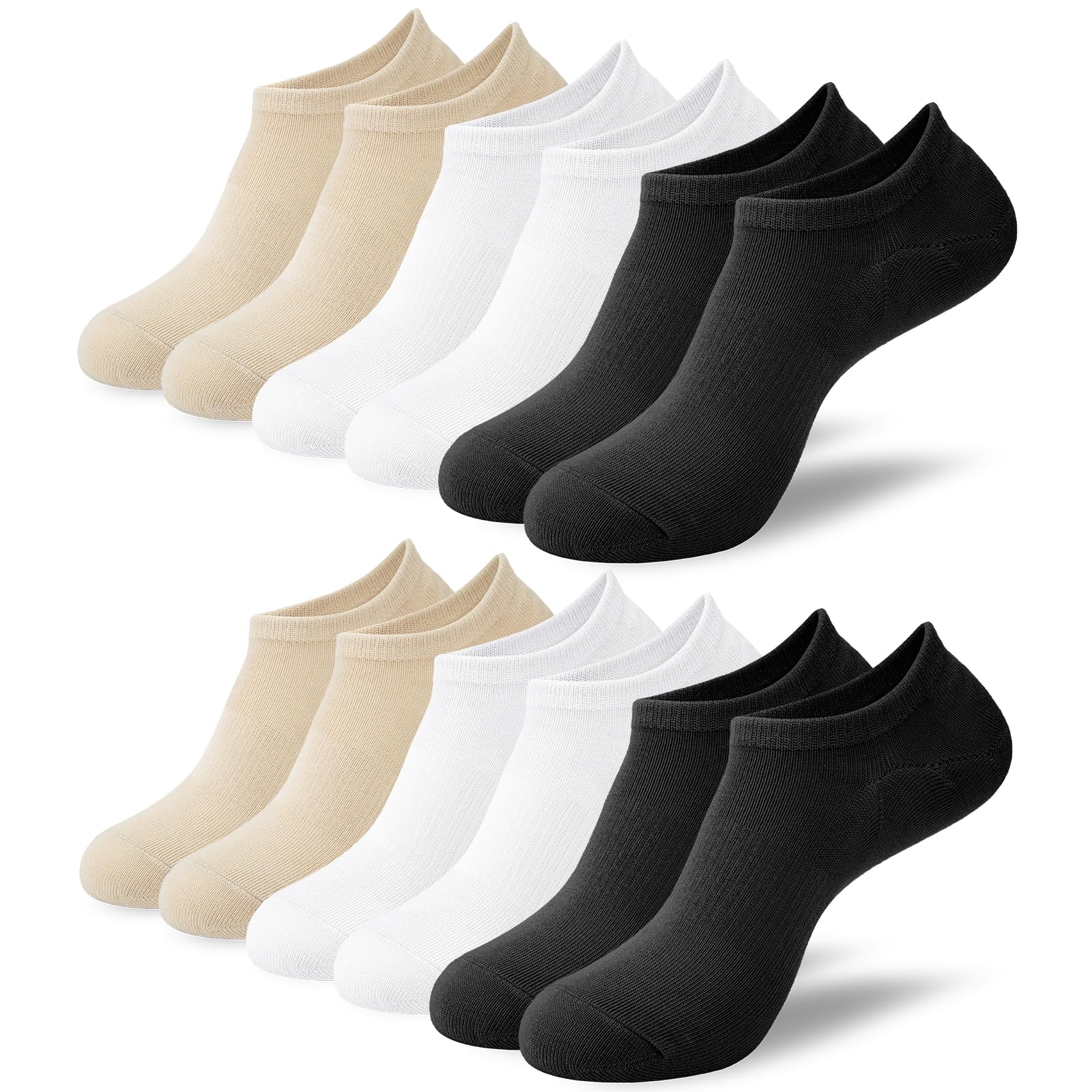 Calzini Invisibili In Bamb&ugrave; Danish Endurance - 6 Paia Unisex Per Comfort Estremo