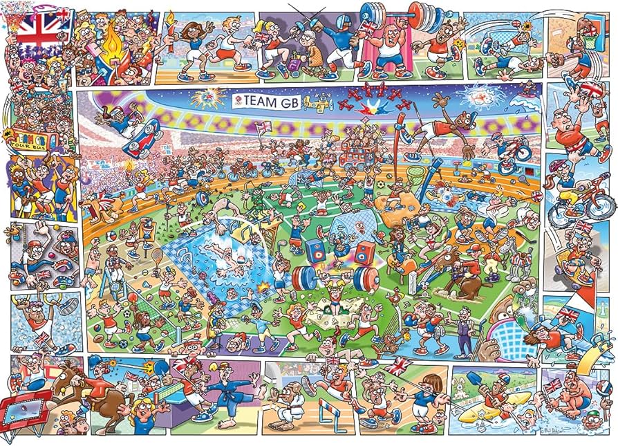 Amazon.com: Gibsons Jokesaws Medals in the Making | 1000 Piece