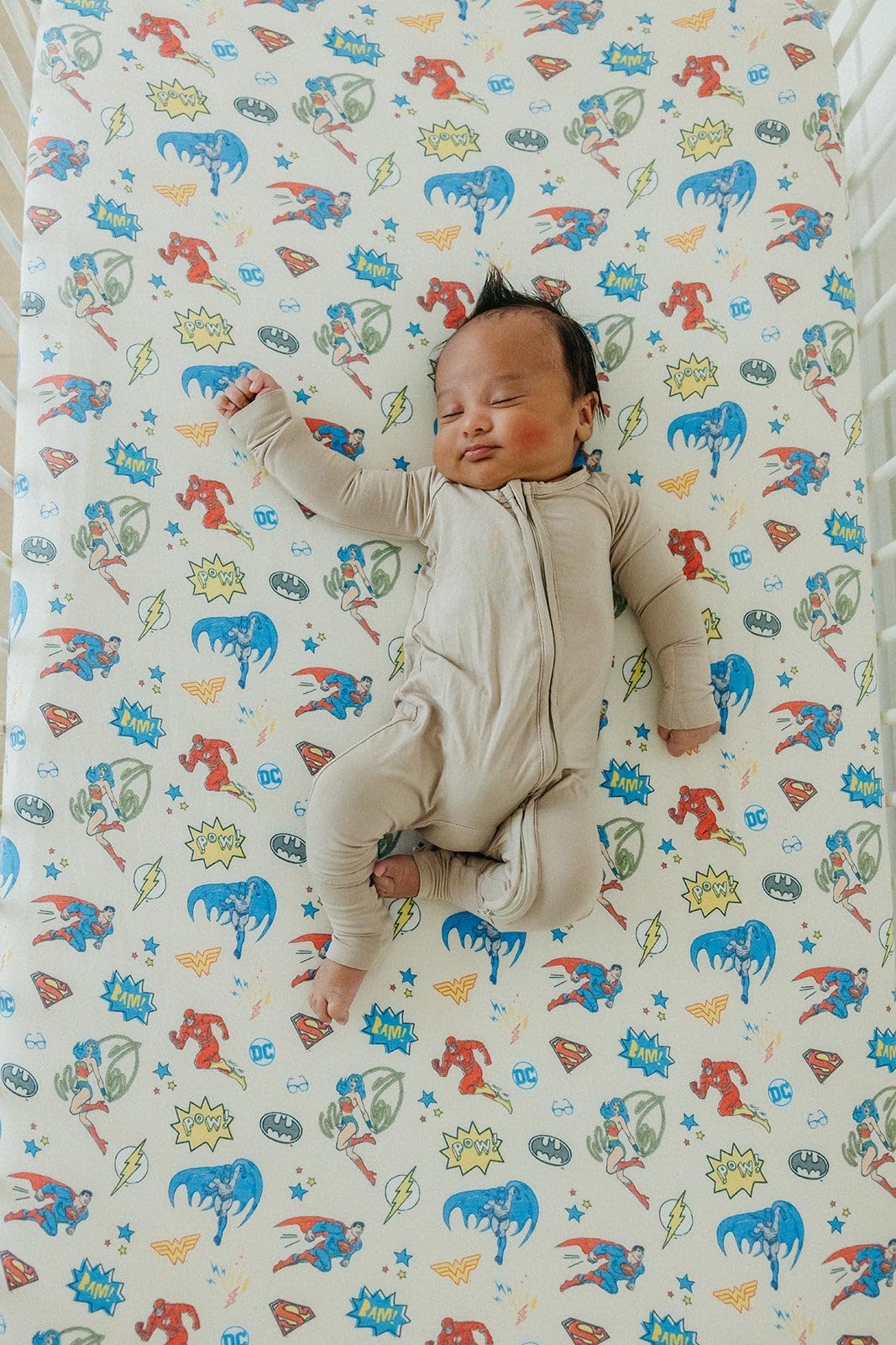 Copper Pearl Premium Strick-Bettlaken für Jungen und Mädchen, atmungsaktiv und weich, Spannbettlaken für Standard-Baby-Matratzen, Kinderbettlaken für Baby-Wunschliste oder Duschgeschenk, Justice