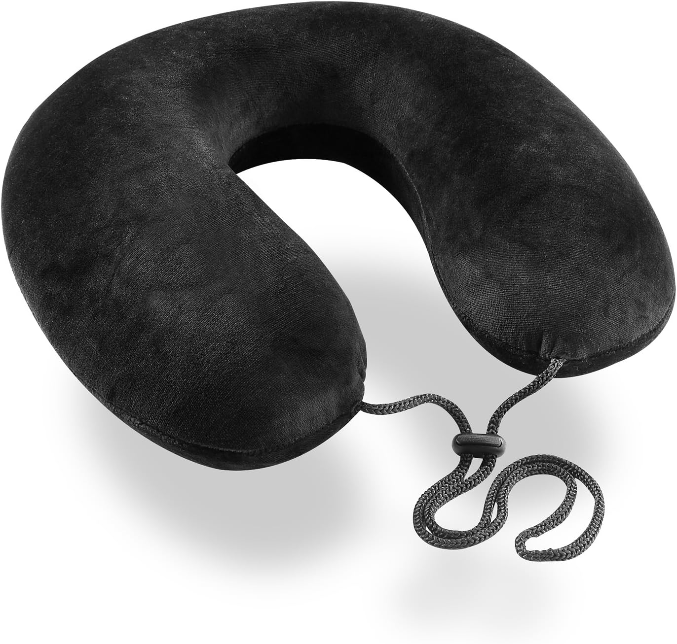 Ishara Neck Pillow, Comfortable Memory Foam Neck Support Travel Pillow for Airplanes