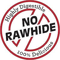 Vista 4 de DreamBone Butcher's Cut Chews - Masticables sin cuero crudo para perros, con centro de masticación sabor pollo