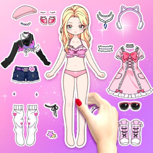 Anime Paper Doll DIY: Dress Up