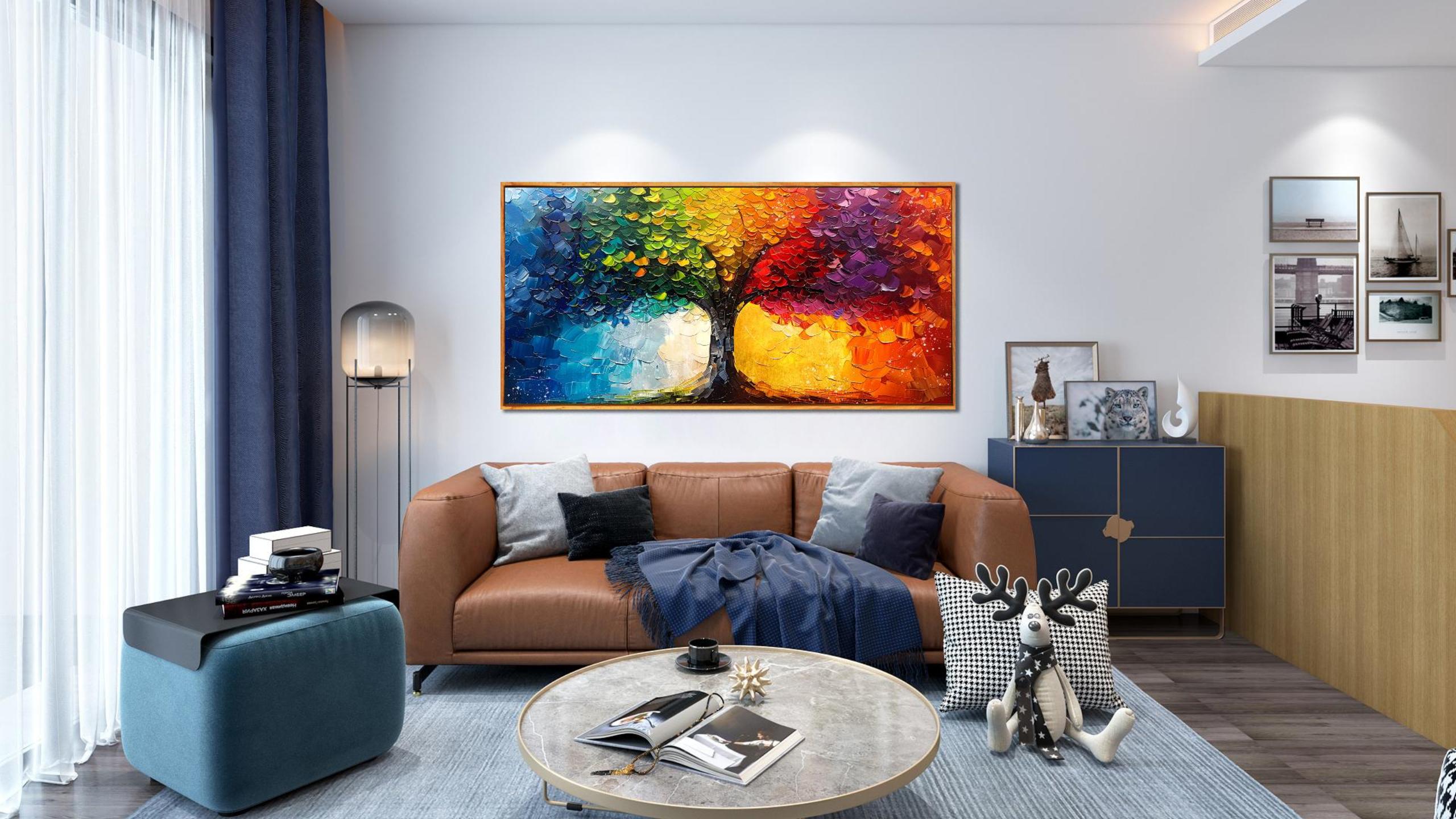 Joanne How作ペトログリフコアウッド 額装アート カパ布 作品