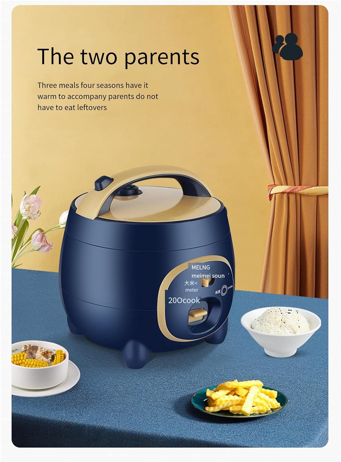 Korea MODERN MINI rice cooker Multi-functional household intelligent small rice cooker 2 one 3 people