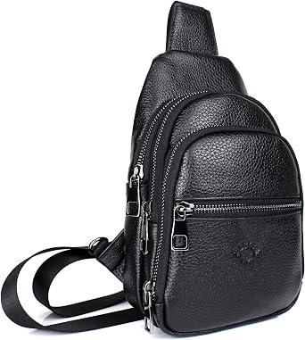 Erkek Hakiki Deri  ift Kol  apraz Omuz  antas  Body Bag  anta G s  antas
