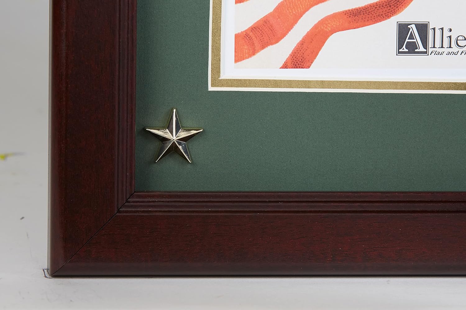 Allied Frame US Army Medallion Portrait Picture Frame with Stars - 5 x 7 Inch