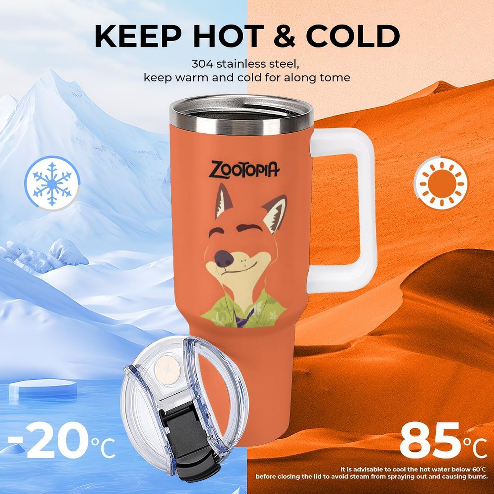 Amazon.co.jp: ズートピア ニック タンブラー 水筒 ドリンクカップ