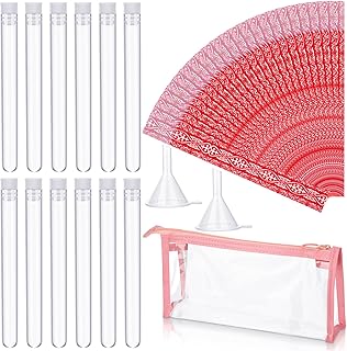 79 Pcs Secret Tampon Container Set Includes 25 Pcs Tube Plastic Disguised Beverage Tubes 50 Tampon Reusable Wrappers 2 Clear Case 2 Filler for Cruise Event Women