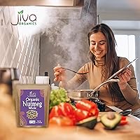 Vista 6 de Jiva Organics Bolsa entera de nuez moscada orgánica de 8 onzas, 100% natural y sin OMG