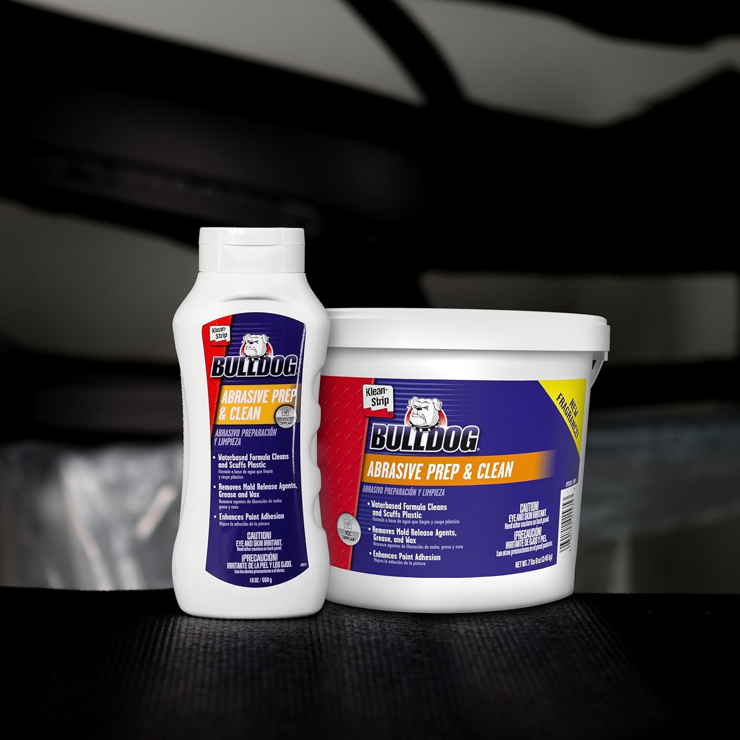 Klean-Strip Bulldog Abrasive Prep and Clean VOC Compliant Wax and Grease Remover - 7.6 Pound Paint Prep Cleaner Paste -Degreaser